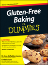 Cover image for Gluten-Free Baking For Dummies